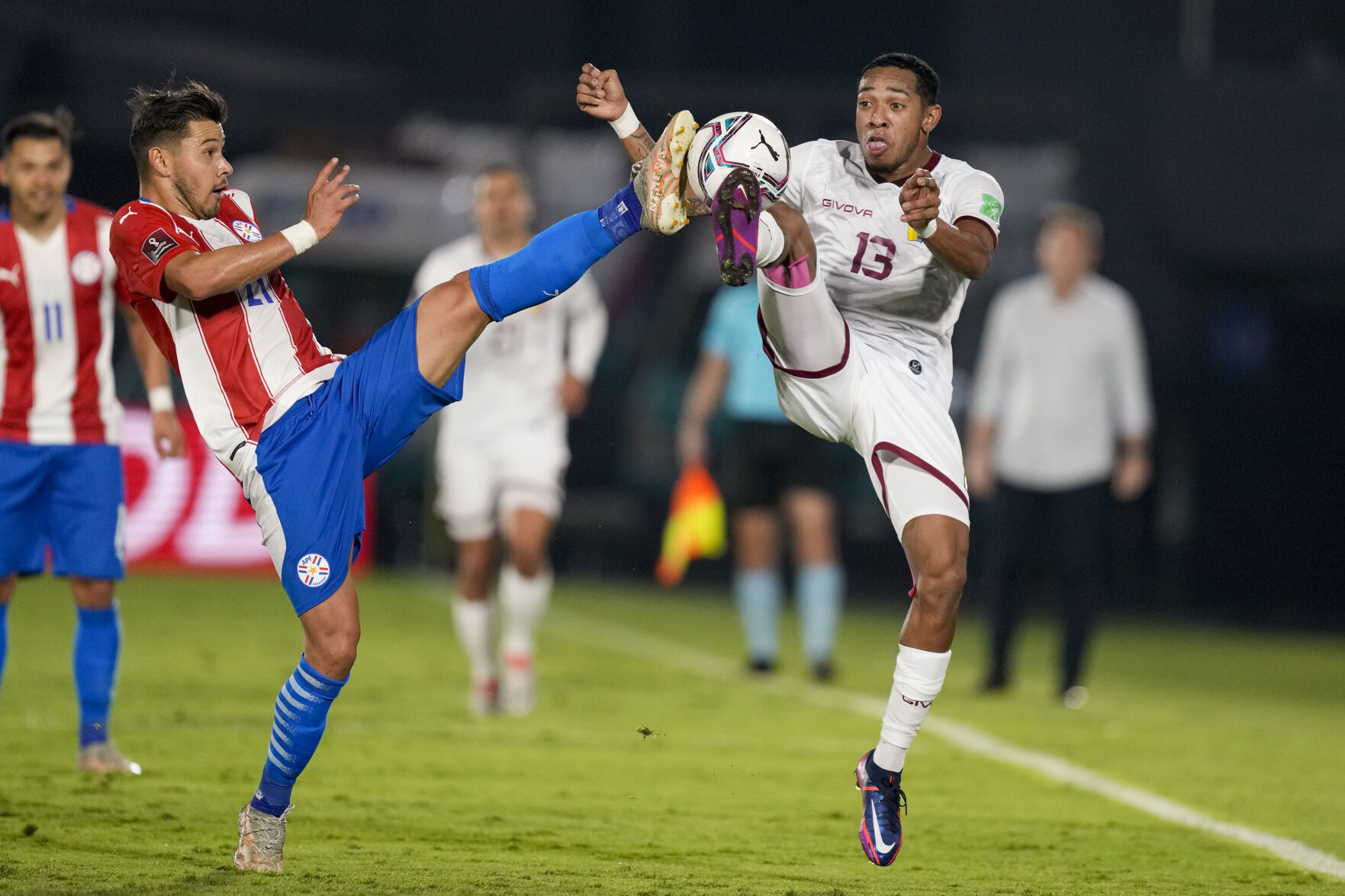 APTOPIX Paraguay Venezuela Wcup Soccer